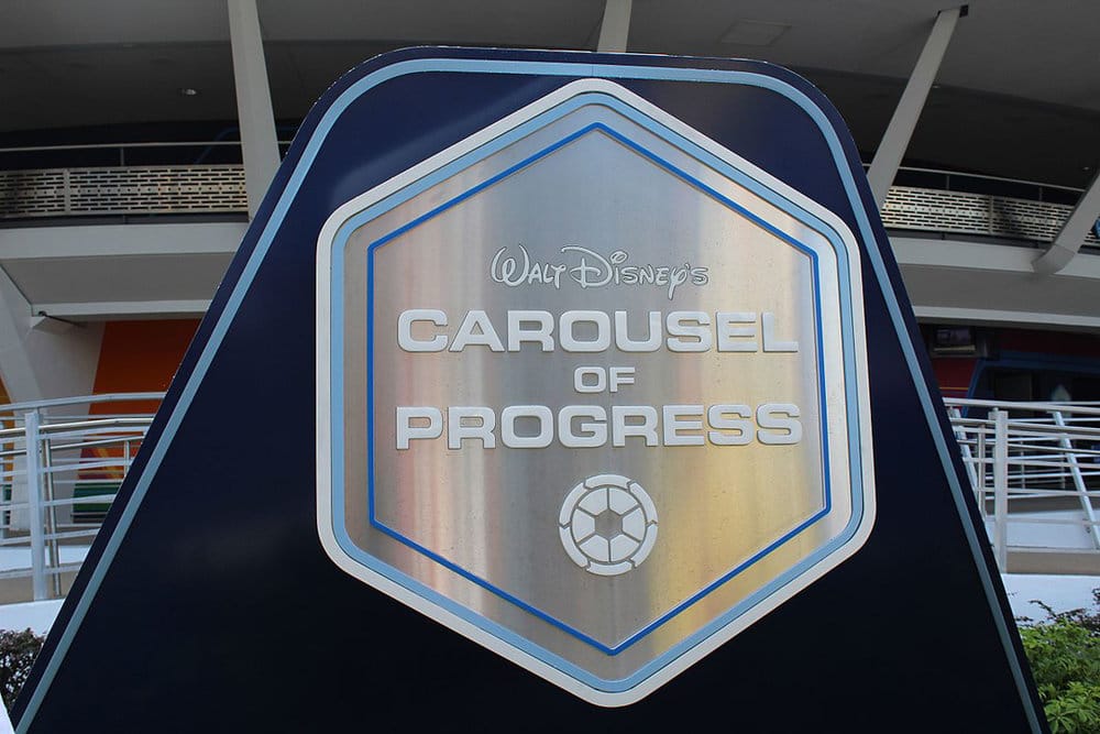 Photograph of the new Carousel of Progress, used as inspiration for Mike's custom engagement ring by Takayas