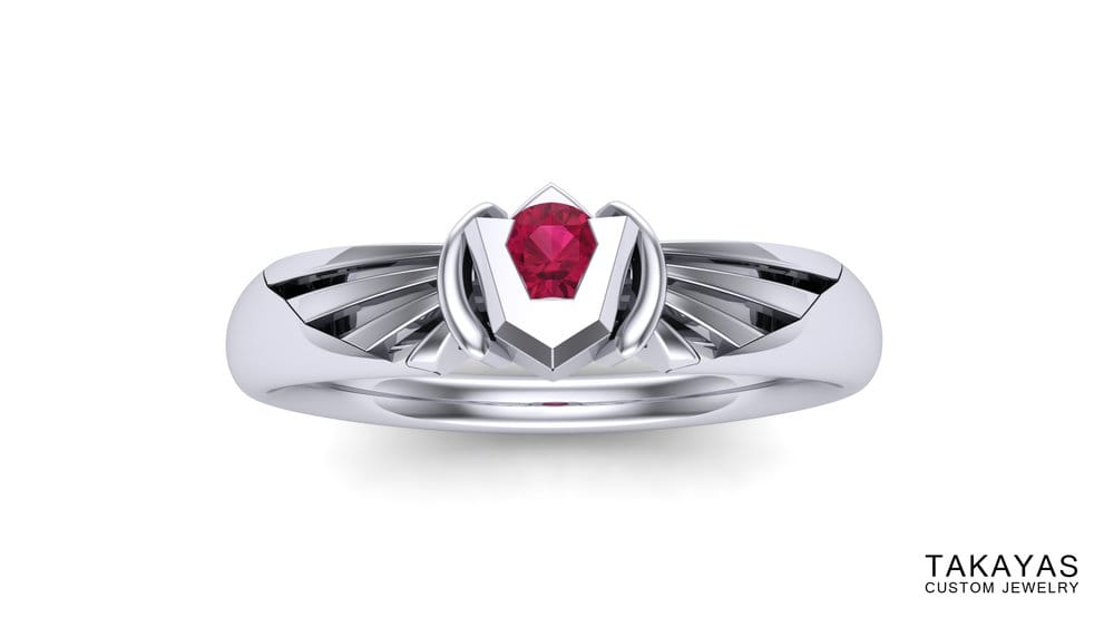 Goron Ruby Takayas Custom Jewelry Zelda Ring