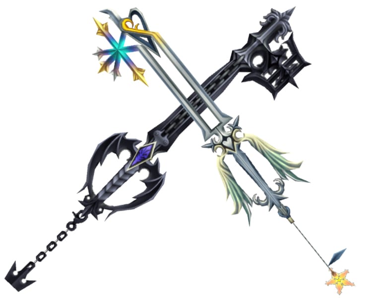 Oathkeeper and Oblivion keyblade inspiration for Kingdom Hearts wedding ring collection by Takaya
