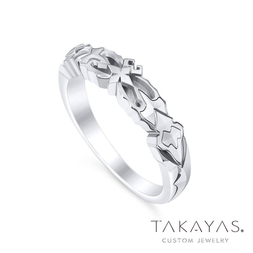Takayas-Custom-Jewelry-Aqua-Keyblade-Armor-Inspired-Wedding-Band