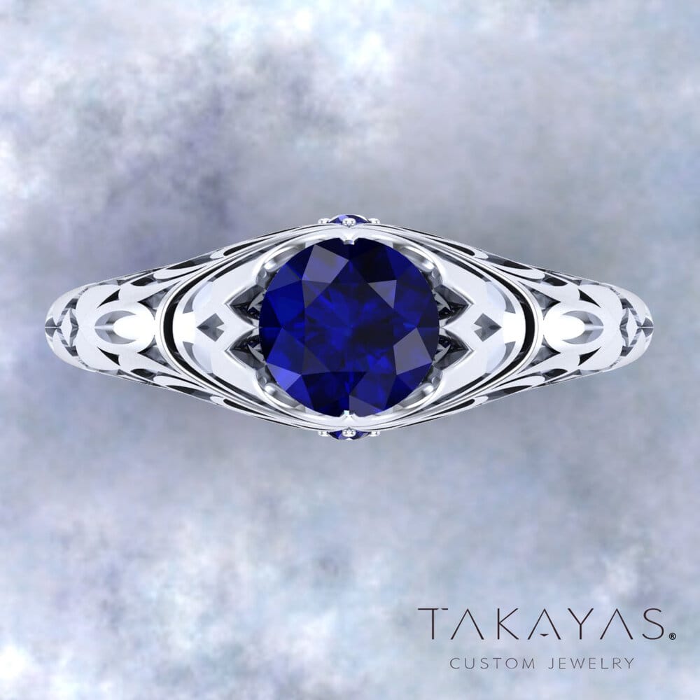 Takayas-Custom-Jewelry-Final-Fantasy-XIV-Astrologian-Inspired-Engagement-Ring