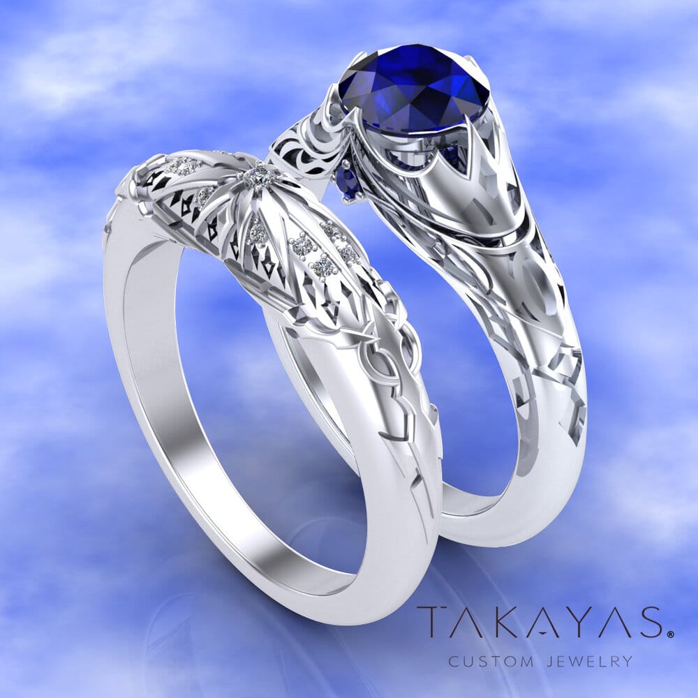 Takayas-Custom-Jewelry-Final-Fantasy-XIV-Astrologian-Inspired-Wedding-Band