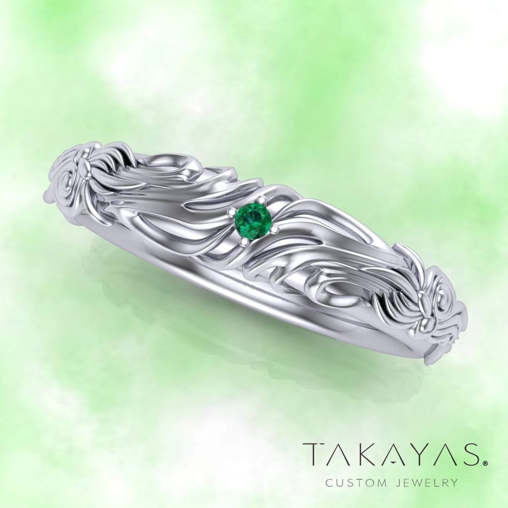 Takayas-Custom-Jewelry-Final-Fantasy-Yuna-Garnet-Inspired-Wedding-Band