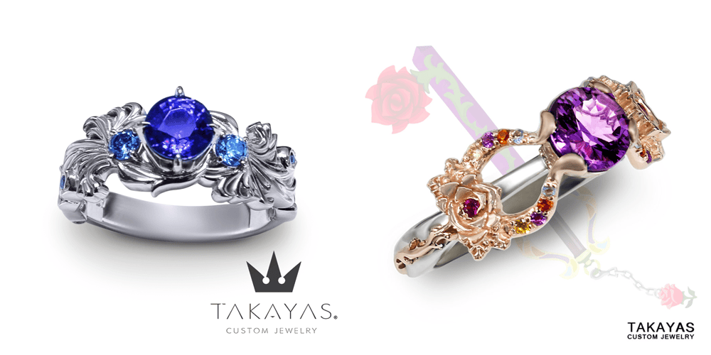 Takayas-Custom-Jewelry-Kingdom-Hearts-Brightcrest-Divine-Rose-Engagement-Ring
