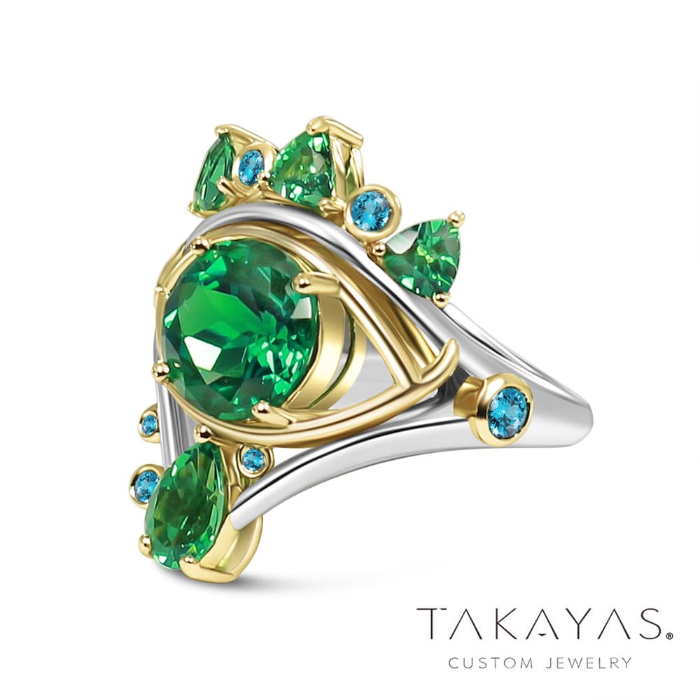 Takayas-Custom-Jewelry-Legend-of-Zelda-Sheikah-Eye-Inspired-Engagement-Ring