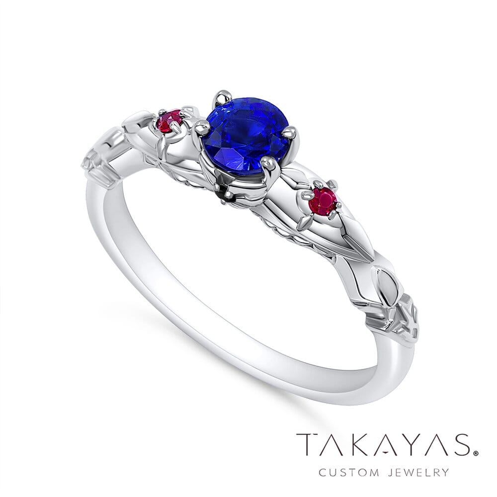 Takayas-Custom-Jewelry-Lunar-Silver-Star-Story-Inspired-Engagement-Ring