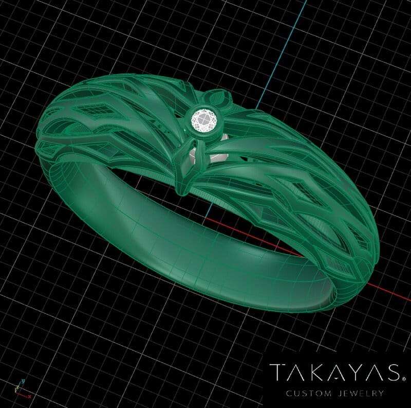 Takayas-Custom-Jewelry-Neon-Genesis-Evangelion-Inspired-Wedding-Bands