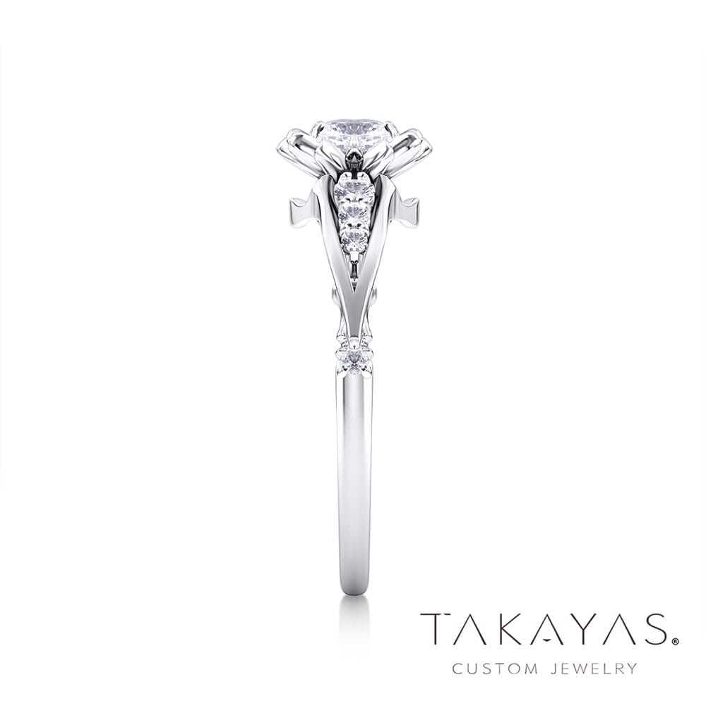 Takayas-Custom-Jewelry-Sci-Fi-Daisy-Inspired-Engagement-Ring