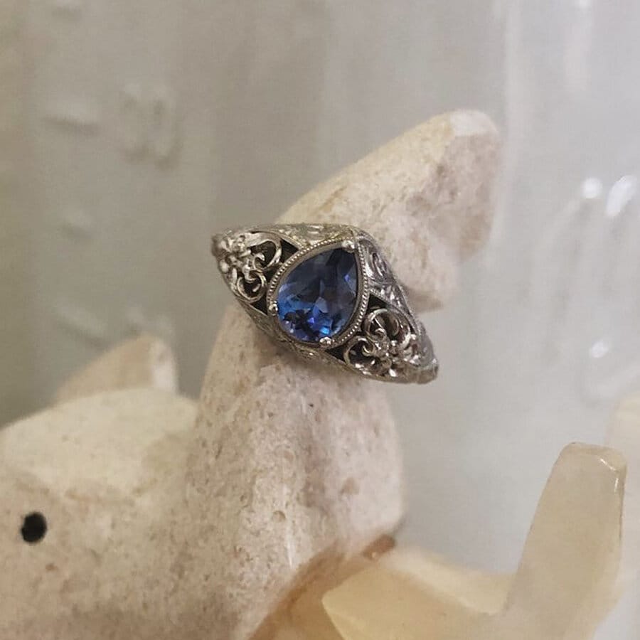 Takayas-Custom-Jewelry-Vintage-Style-Benitoite-Engagement-Ring