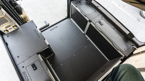 Alu-Cab Utility Modules with Double Drawer