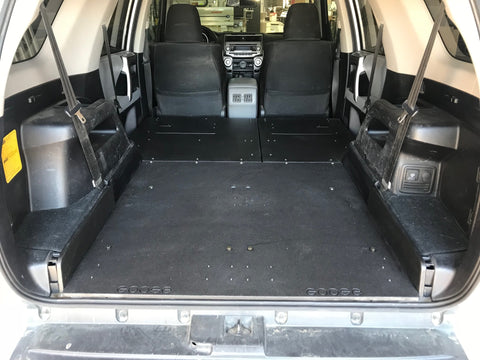 5th Gen 4Runner with third and second row delete (sleep platforms)