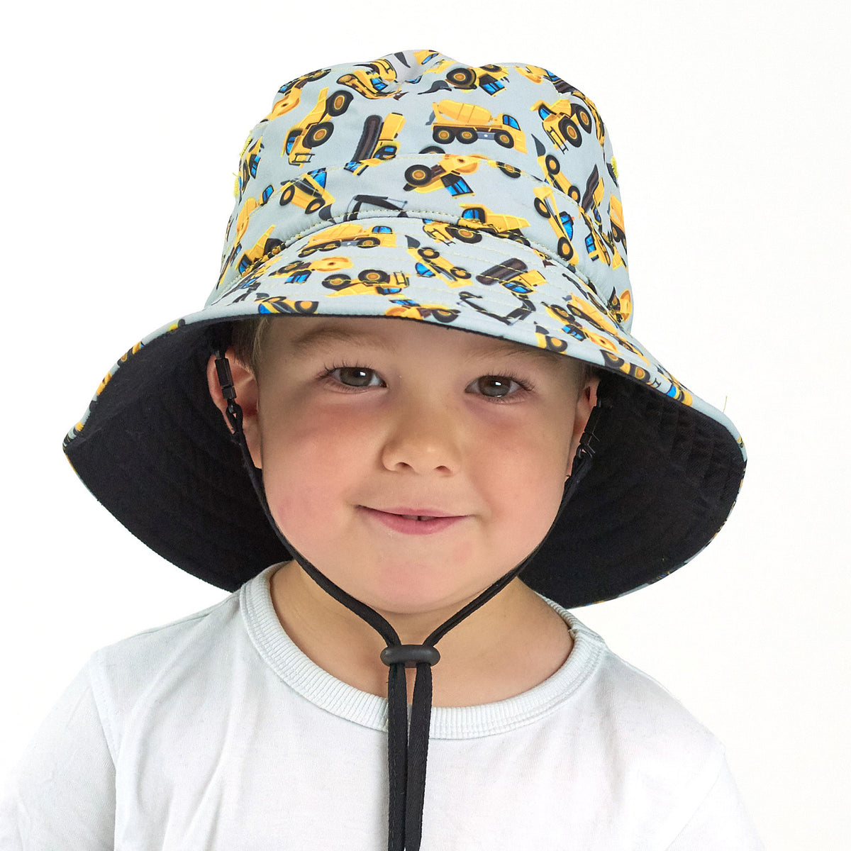 13. Digger Summer Bucket Hat – 3 Little Monkeys