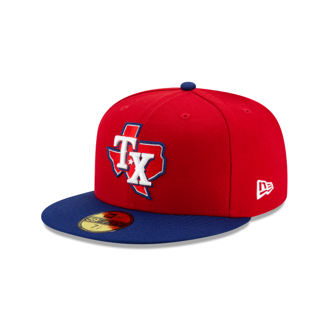 New Era 59FIFTY Texas Rangers Alternate 2 Authentic Collection on Field Fitted Hat Light Blue