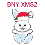 Christmas bunny 2