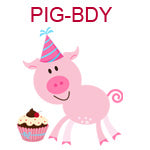 Birthday Pig