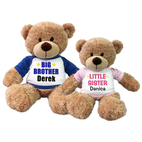 big sister little brother stuffed animals