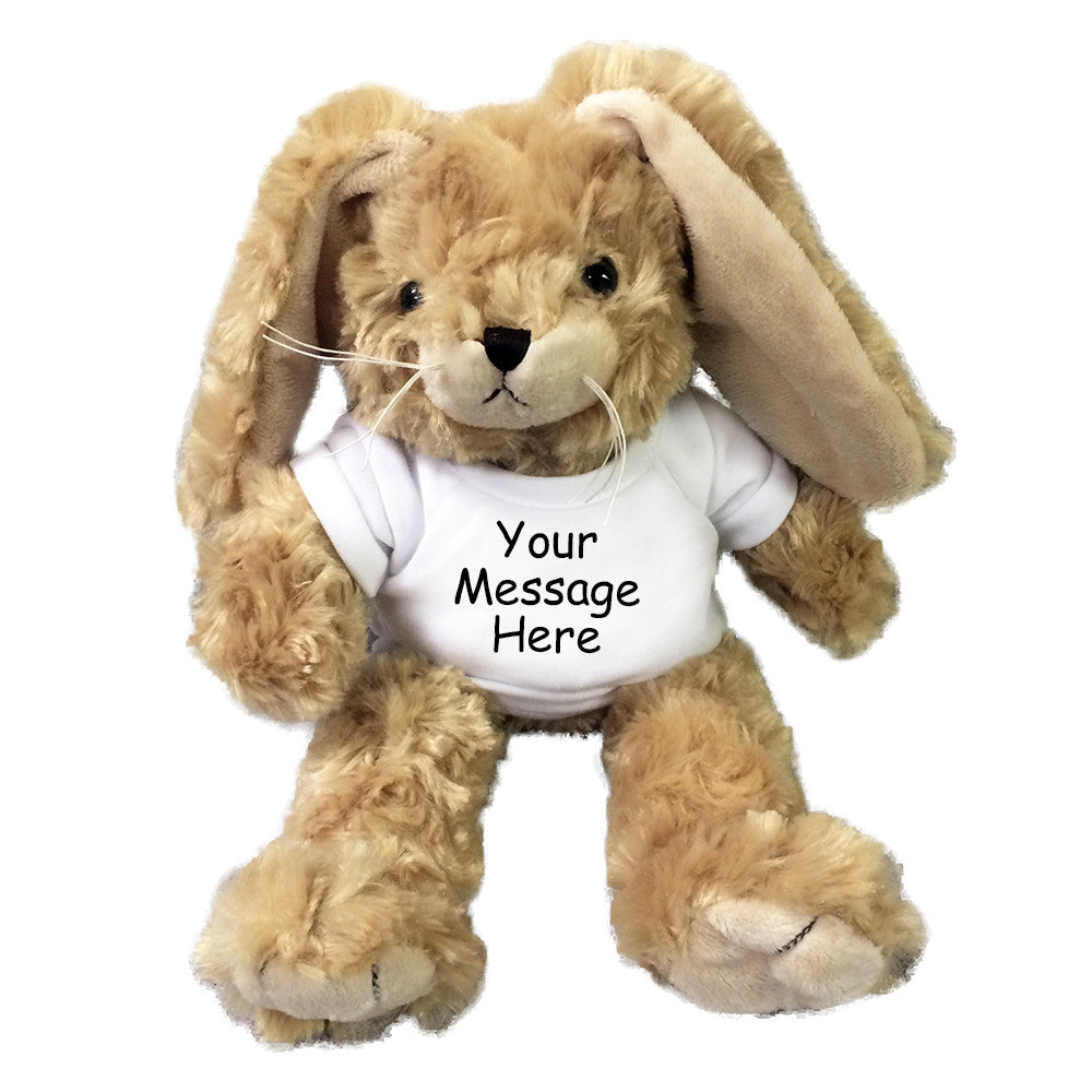 personalized plush bunny