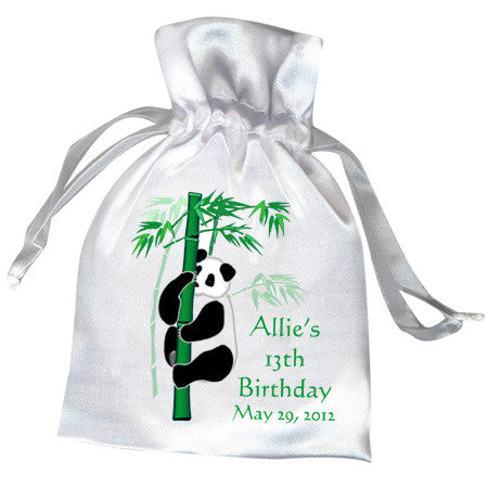 Panda Bamboo Party Favor Bag - Mandys Moon Personalized Gifts - Minecraft Party Favor Bags