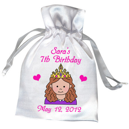 Princess Birthday Party Favor Bag – Mandys Moon Personalized Gifts