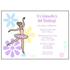 Personalized Birthday Party Invitations for Girls