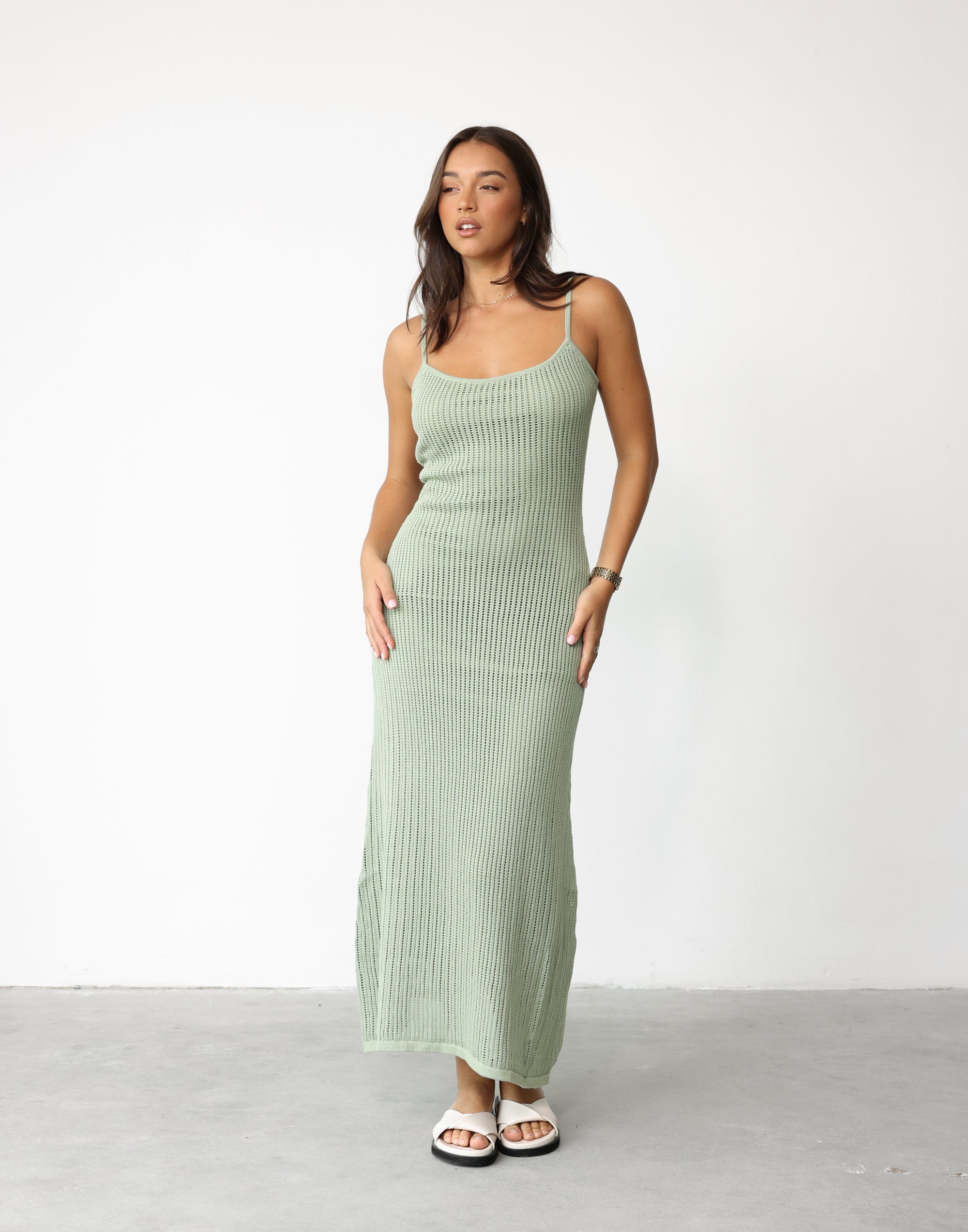 Clair Maxi Dress (Sage)