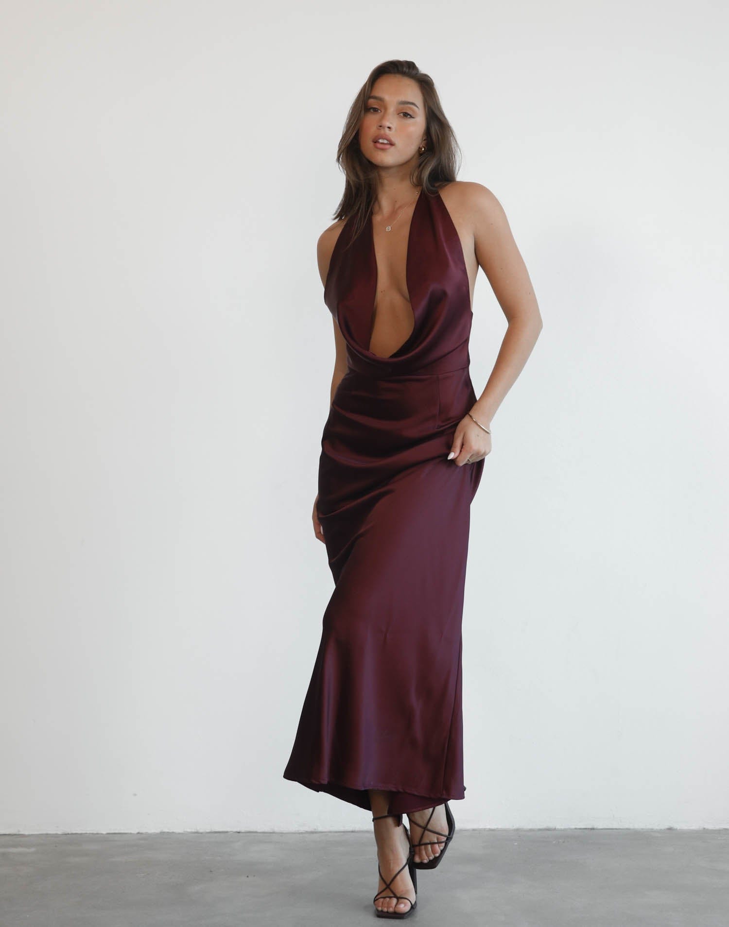 Zoya Maxi Dress (Plum)