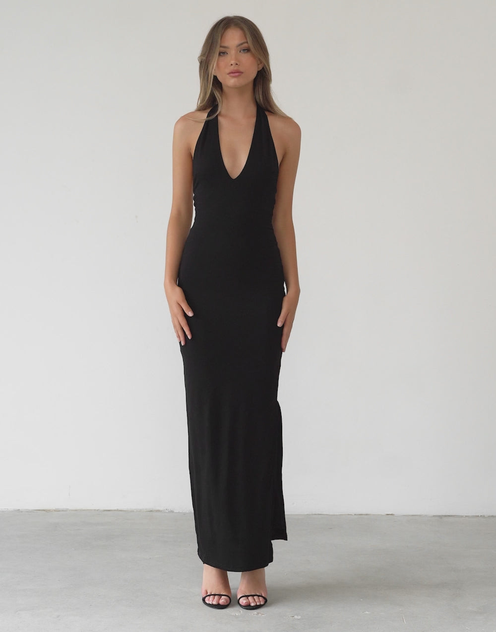 Valetta Maxi Dress (Black)