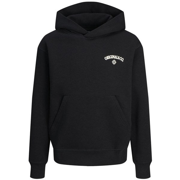 Jack & Jones Junior Black Jorsantorini Graphic Sweat Hoodie - Str. 140