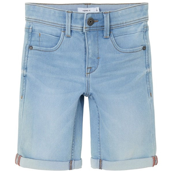 Name it Light Blue Denim Silas Slim Denim Shorts Noos - Str. 122