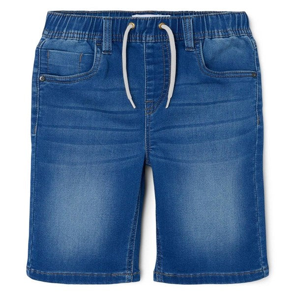 Name it Dark Blue Denim Ryan Jogger Denim Shorts Noos - Str. 152