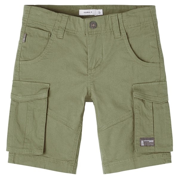 Name it Deep Lichen Green Ryan Twill Shorts Noos - Str. 116