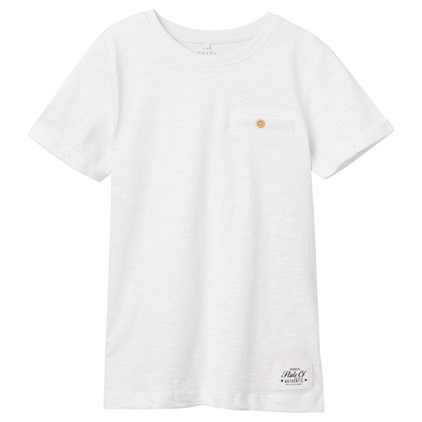 Name it Bright White Vincent T-Shirt Noos - Str. 116