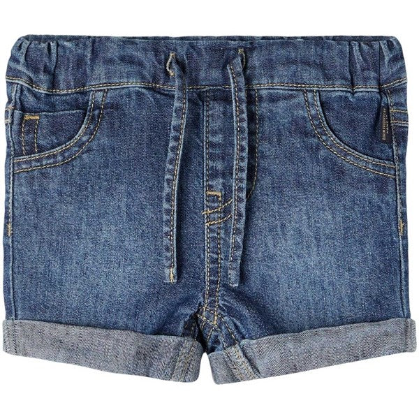 Name it Dark Blue Denim Benji Denim Alinen Shorts - Str. 56