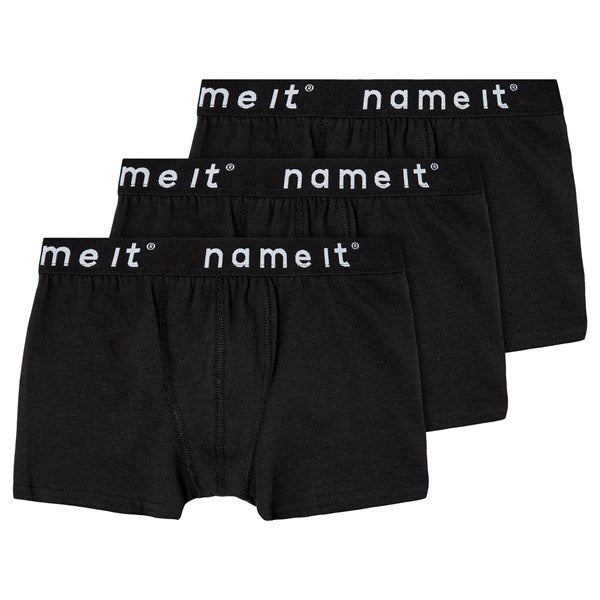 Name it Black 3-pak NOOS Boxershorts - Str. 134-140