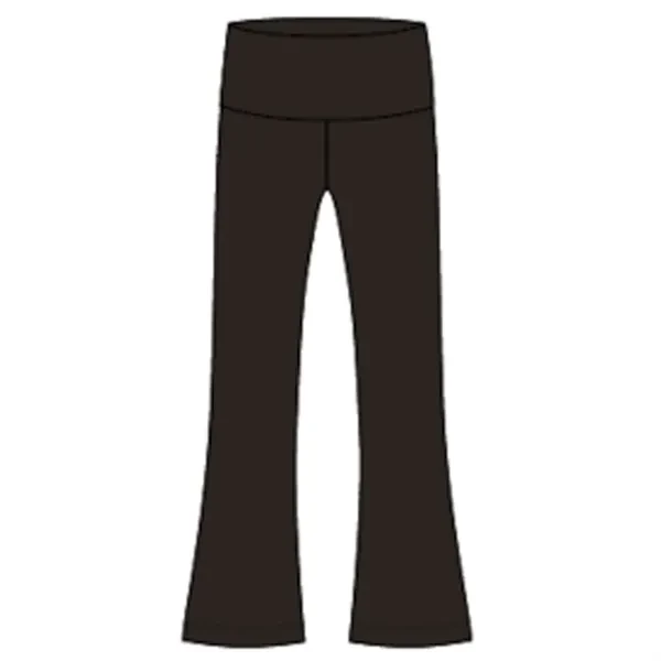 Name it Black Helena Fold Down Bootcut Bukser - Str. 116