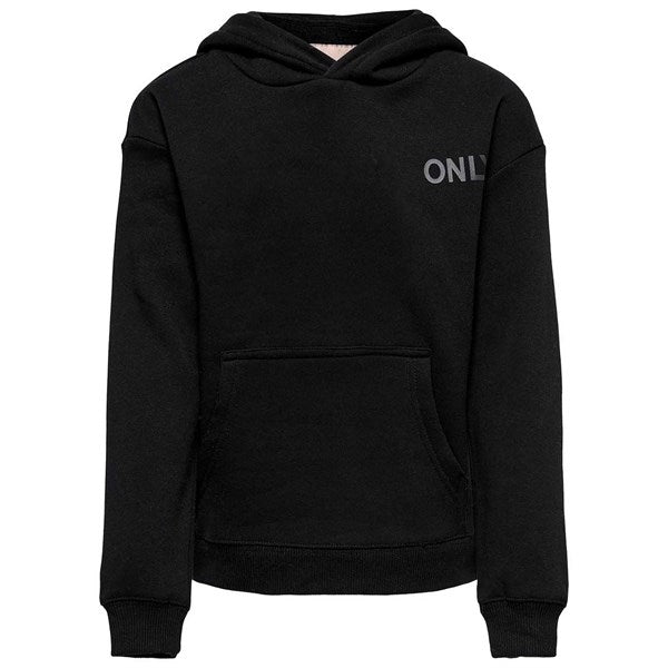 Kids ONLY Black Every Life Small Logo Noos Hoodie - Str. 128