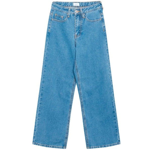 GRUNT Authentic Blue Wide Leg Jeans - Str. 29/16 år