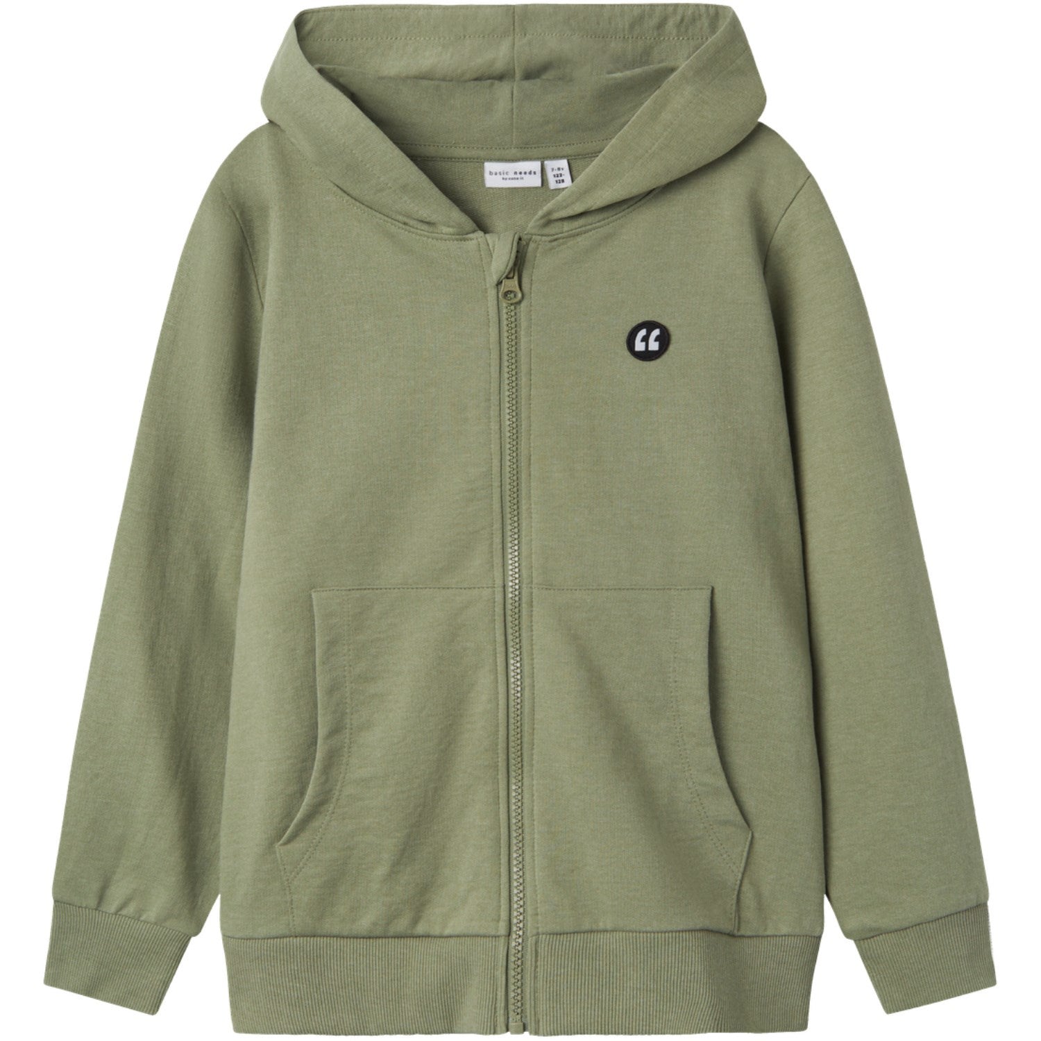 Name It Oil Green Valon Sweat Cardigan - Str. 122/128