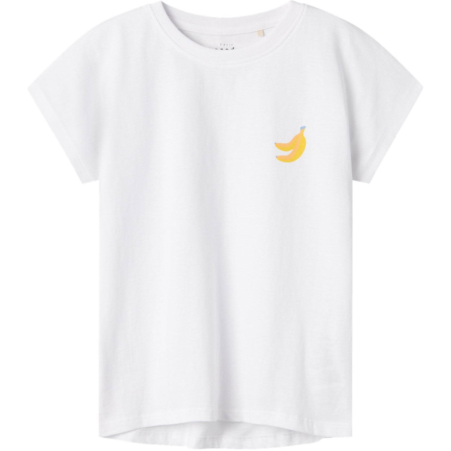 Name It Bright White Varutti Caps Løs T-Shirt - Str. 134/140