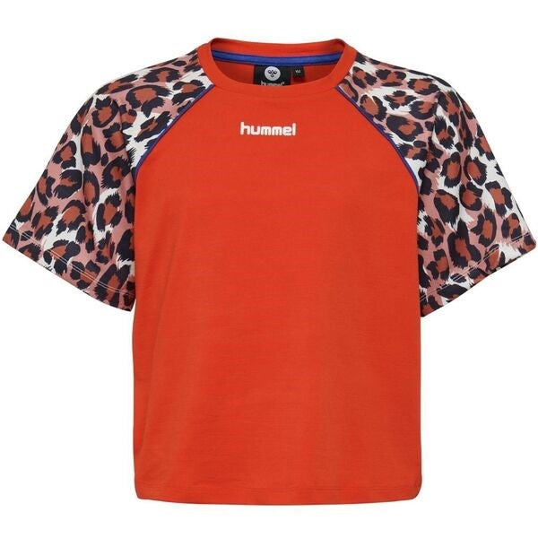 Hummel Katrine T-Shirt Tangerine Tango - Str. 164