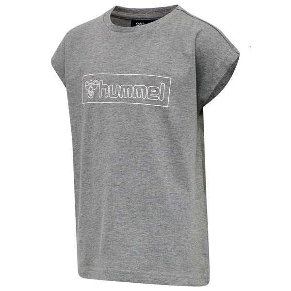 Hummel Medium Melange Boxline T-Shirt S/S - Str. 110