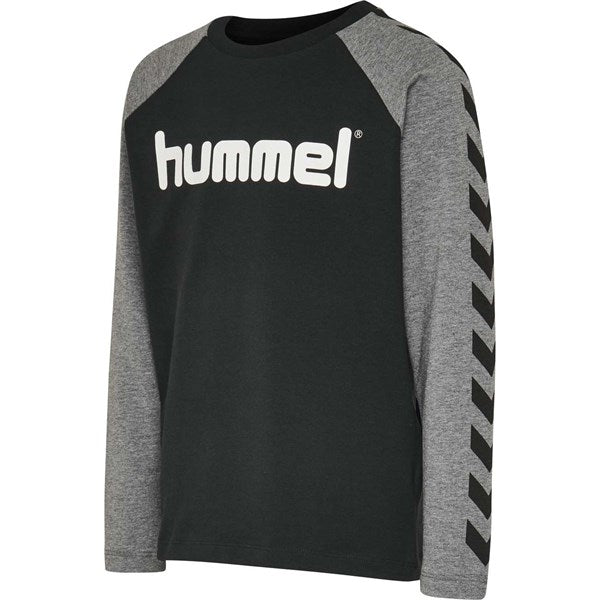 Hummel Black Dreng T-Shirt L/S - Str. 128