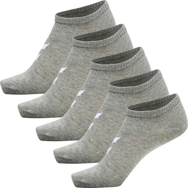 Hummel Grey Melange Match Me Socks 5-Pak - Str. 28-31