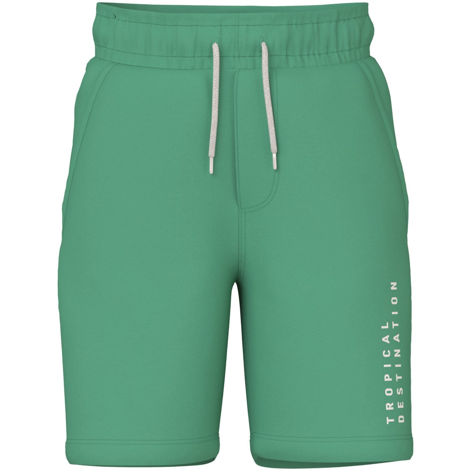 Name It Green Spruce Herry Sweat Shorts - Str. 134