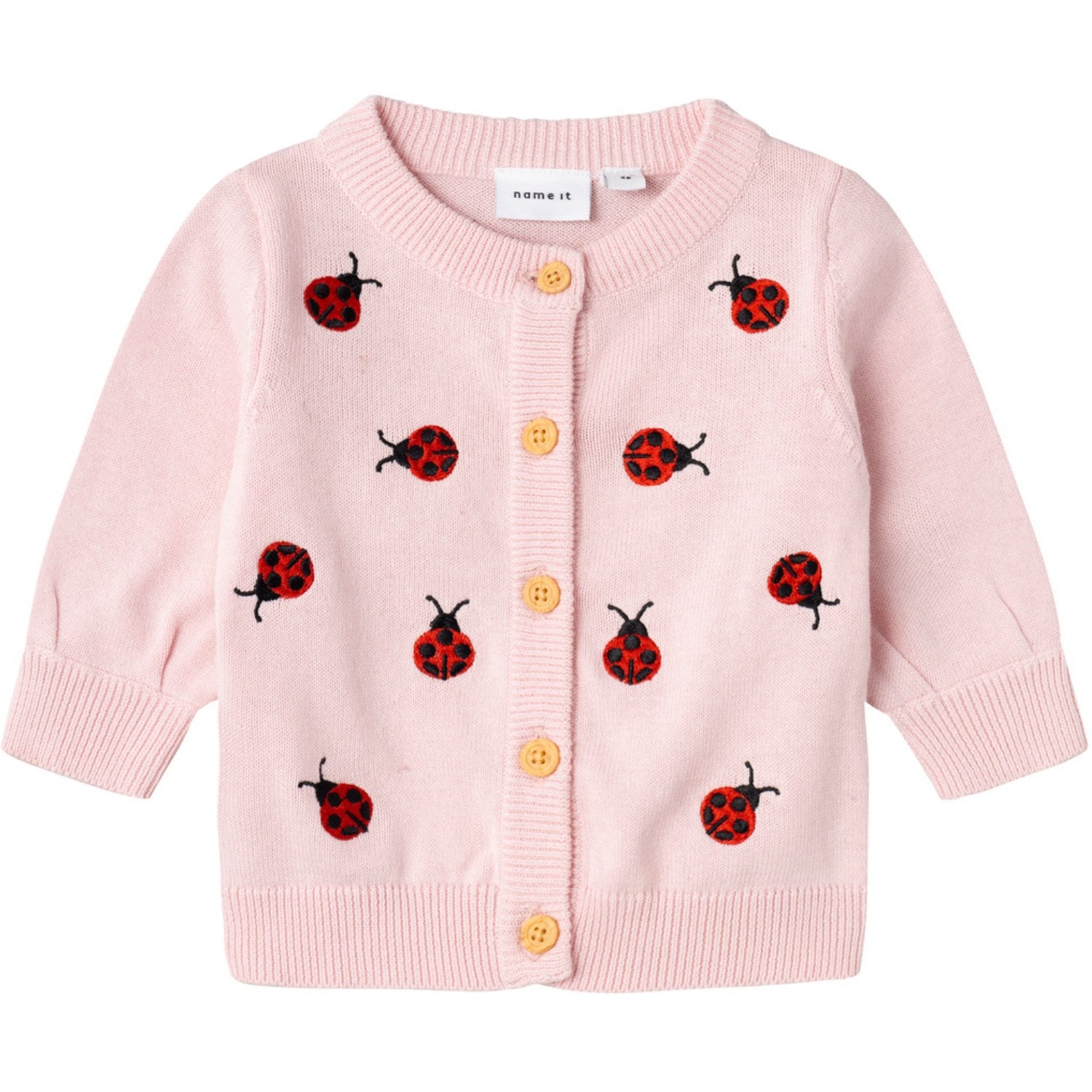 Name It Parfait Pink Fasille Strik Cardigan - Str. 62