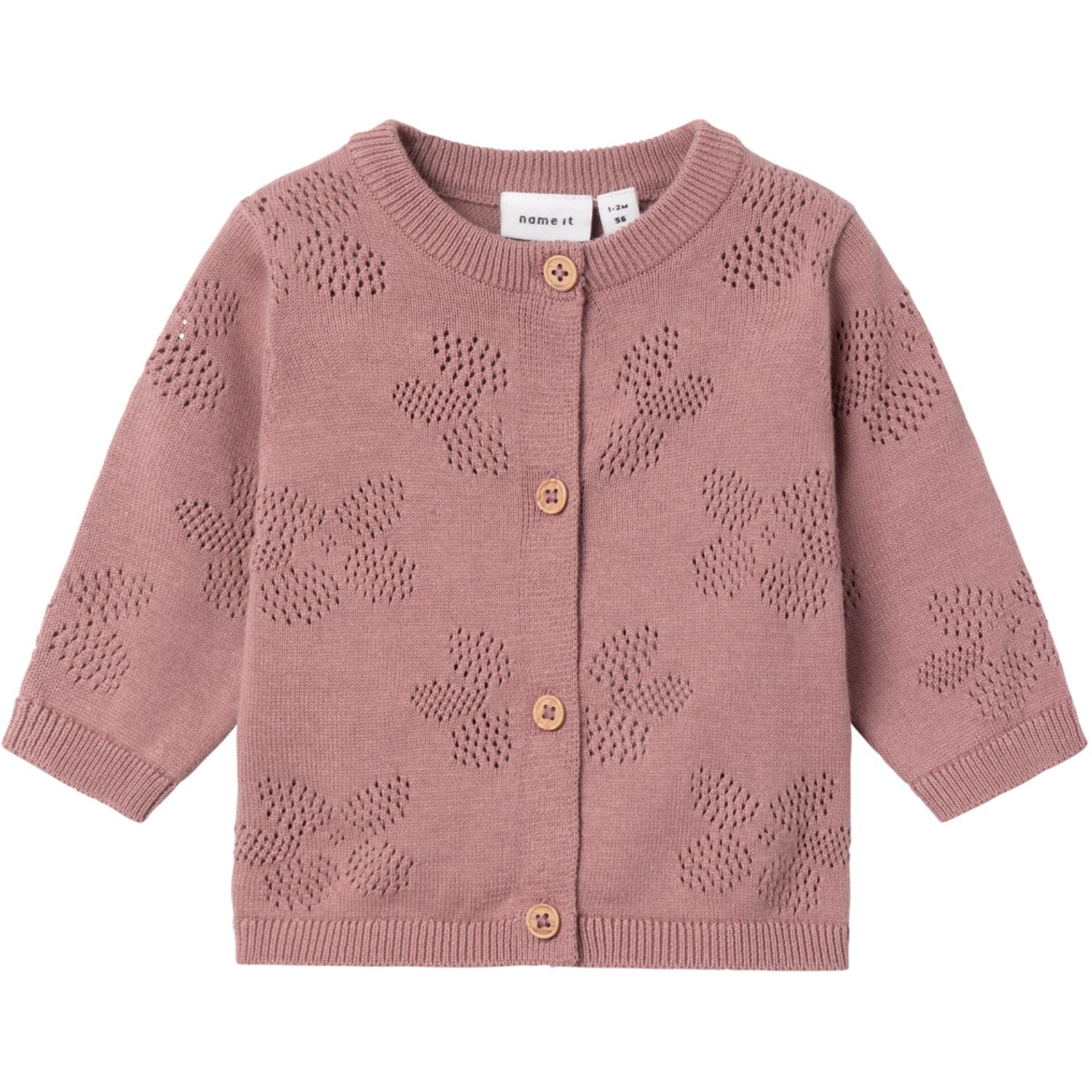 Name It Nostalgia Rose Hiclaudia Strik Cardigan - Str. 68