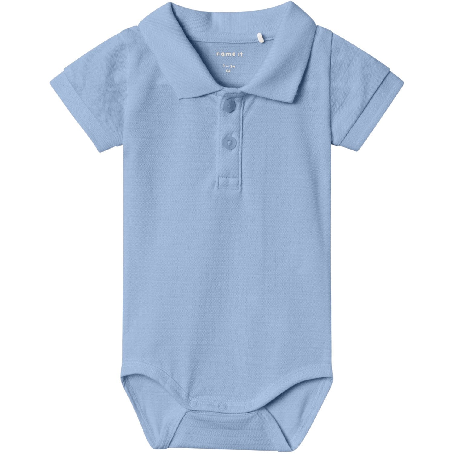 Name It Chambray Blue Haddo Polo Body - Str. 68