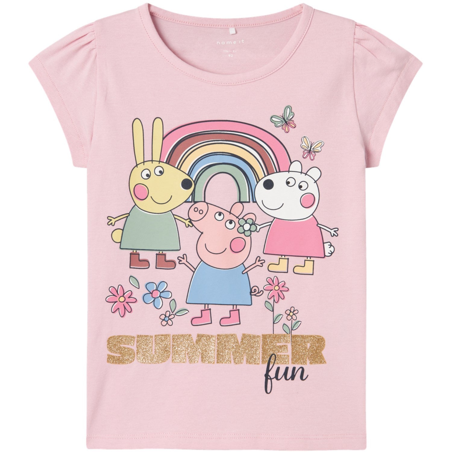 Name It Parfait Pink Arbina Peppa Pig T-Shirt - Str. 92