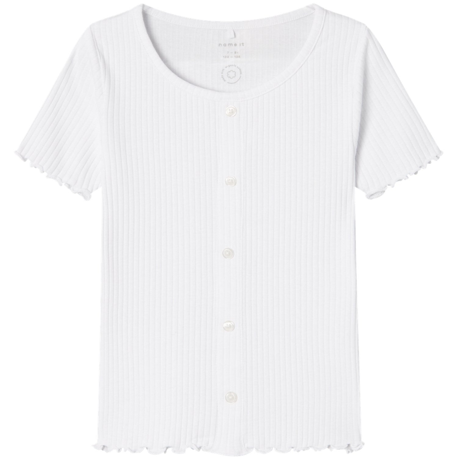 Name It Bright White Hady Short T-Shirt - Str. 116