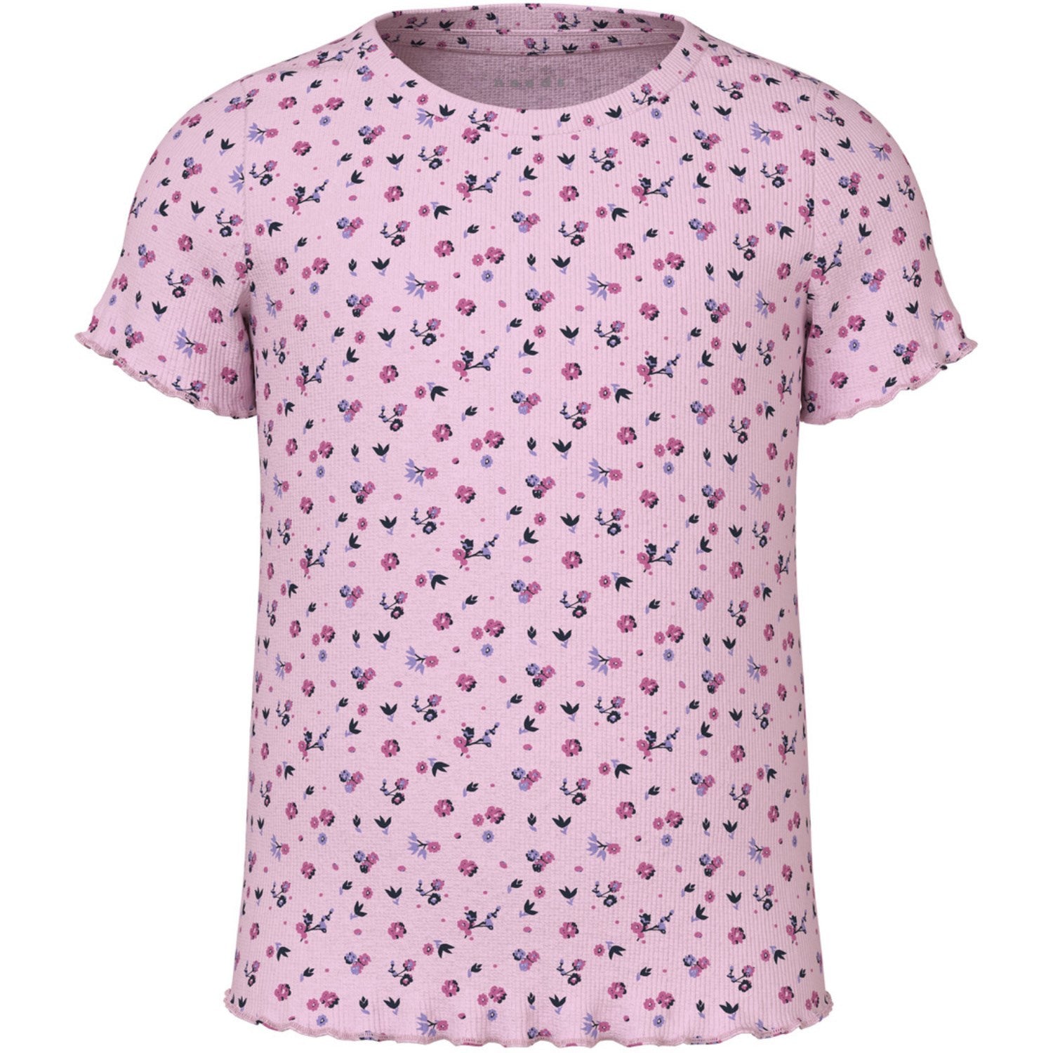 Name It Parfait Pink Vemma Aop Slim T-Shirt - Str. 92